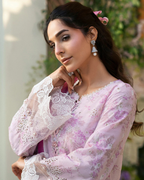 3-Piece Printed Lawn Suit with Heavy Embroidered Chickenkari Details