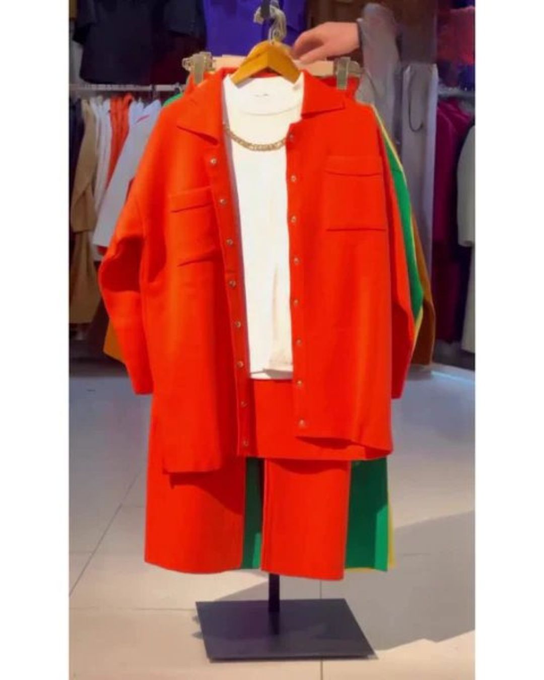 Western Button Shirt Set with Inner & Flapper (3PC)