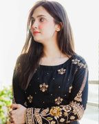 Sequin Bouti Embroidered Maxi Set (2PC)