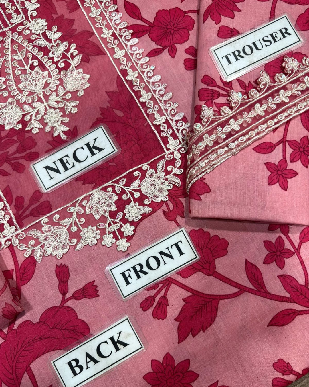 3-Piece Unstitched Printed Lawn Suit with Chiffon Dupatta