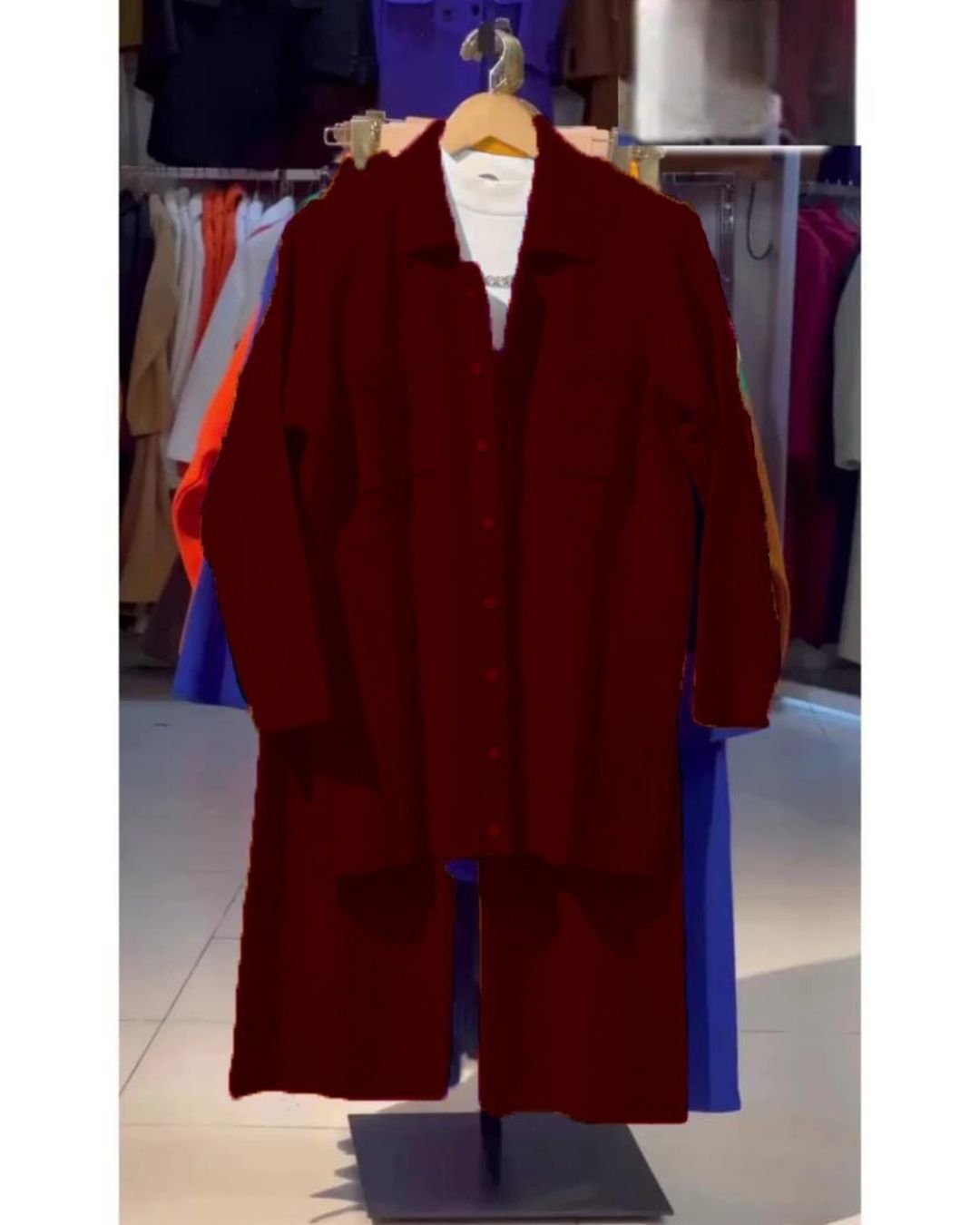 Western Button Shirt Set with Inner & Flapper (3PC)