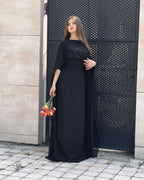 Cap Shawl Maxi Set (2PC)