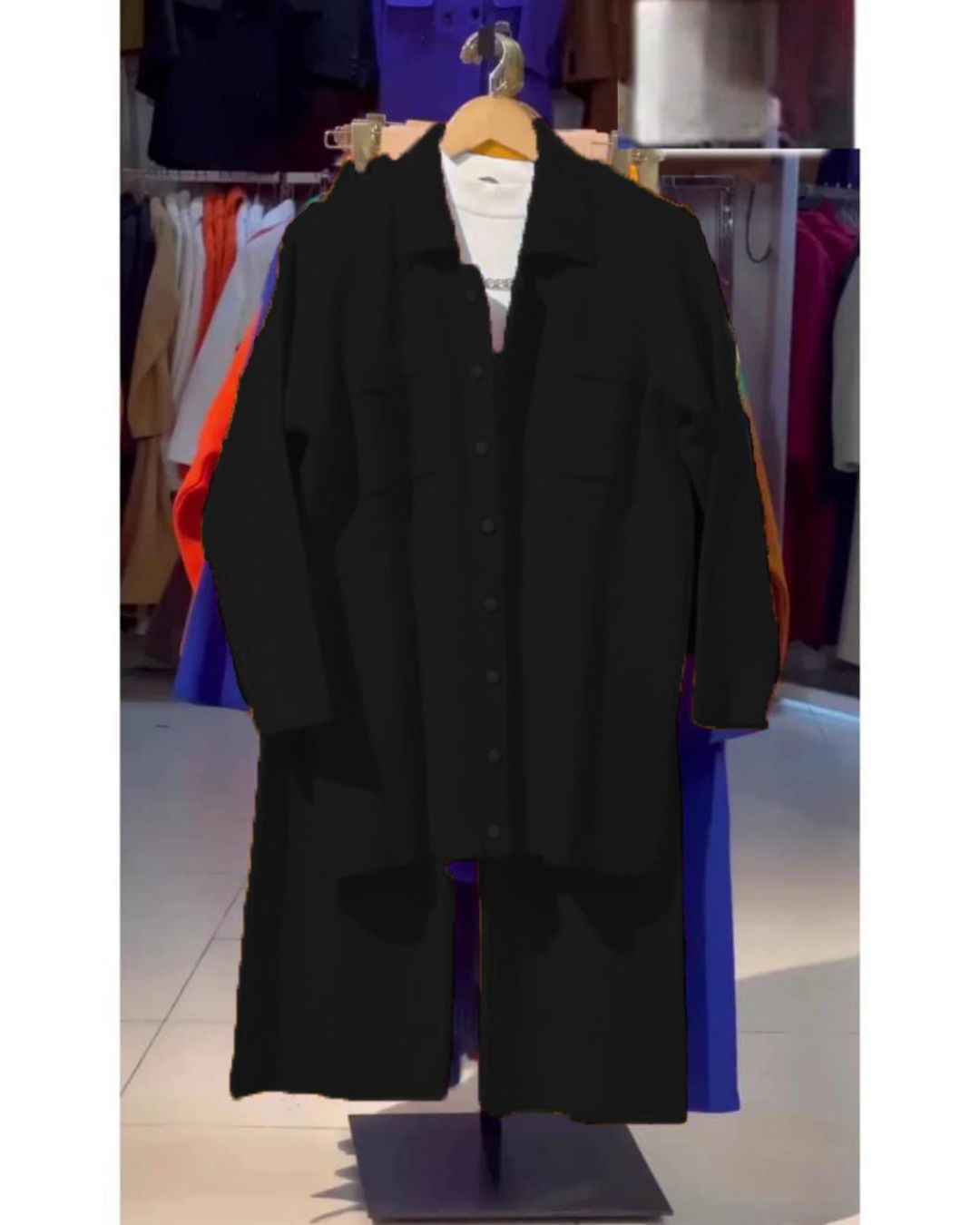 Western Button Shirt Set with Inner & Flapper (3PC)