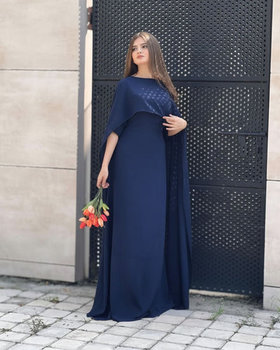 Cap Shawl Maxi Set (2PC)